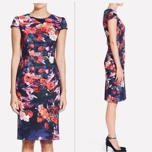 Betsey Johnson Floral Sheath Dress size 6